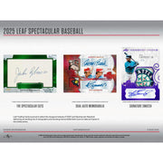 2025 Leaf Spectacular Baseball Hobby 3-Box Case
