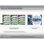 2025 Leaf Spectacular Baseball Hobby 3-Box Case