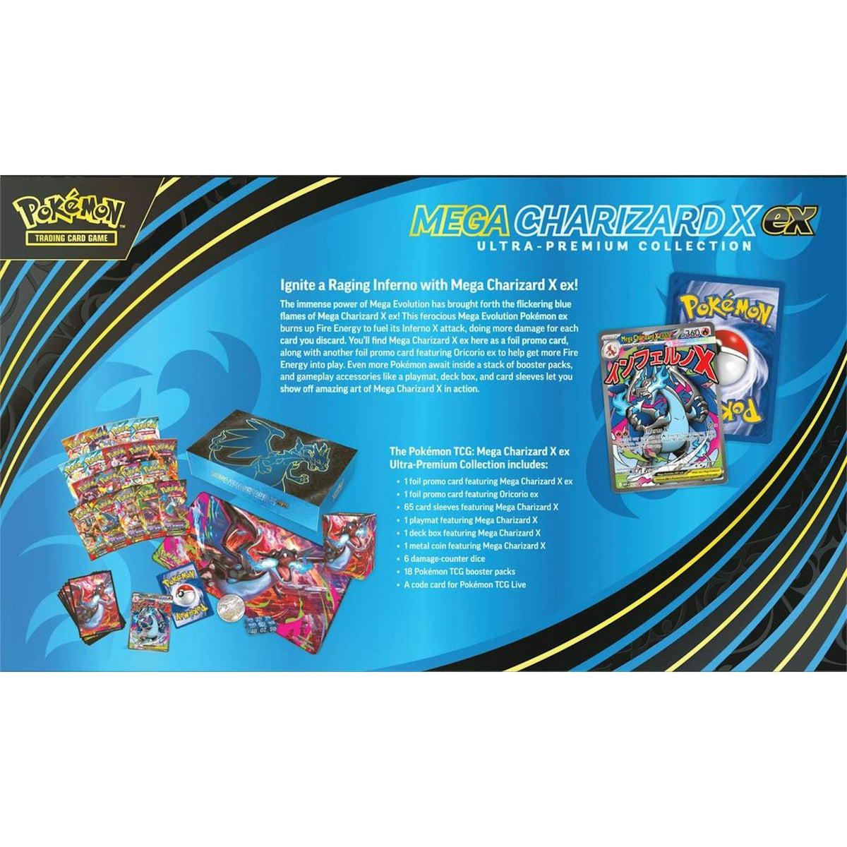 Pokemon Mega Charizard X ex Ultra-Premium Collection Box