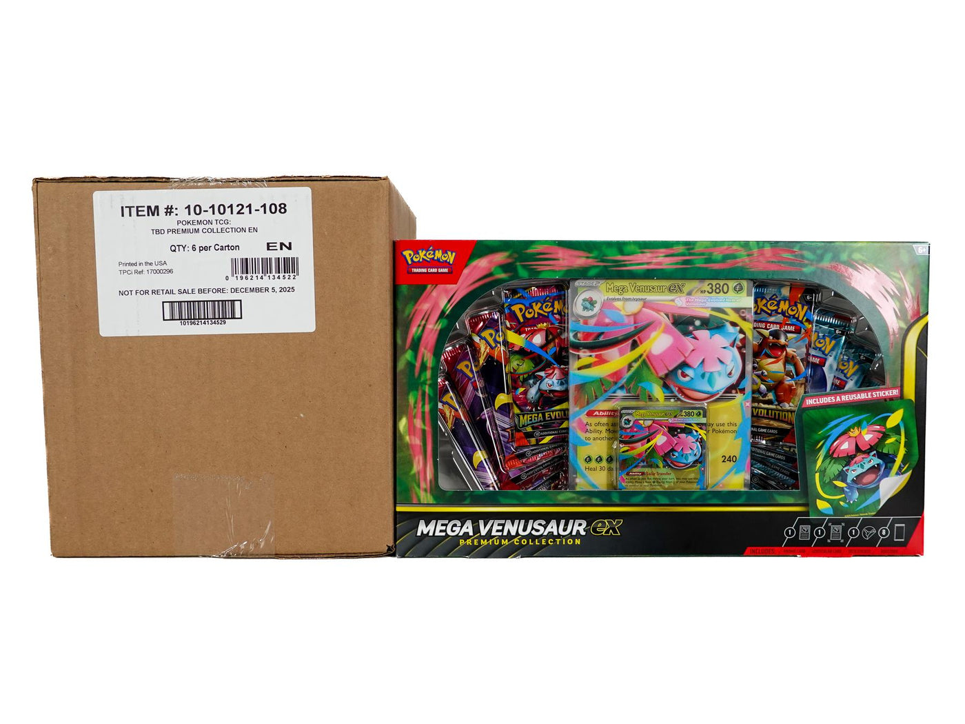 Pokemon Mega Venusaur ex Premium Collection 6-Box Case