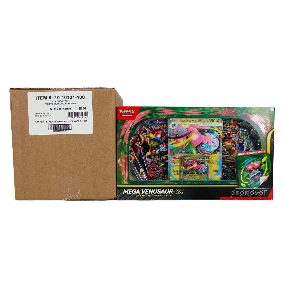 Pokemon Mega Venusaur ex Premium Collection 6-Box Case