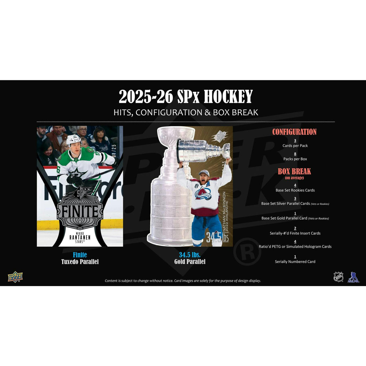 2025/26 Upper Deck SPx Hockey Hobby Box