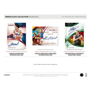 2024/25 Panini Immaculate Basketball International Hobby 5-Box Case