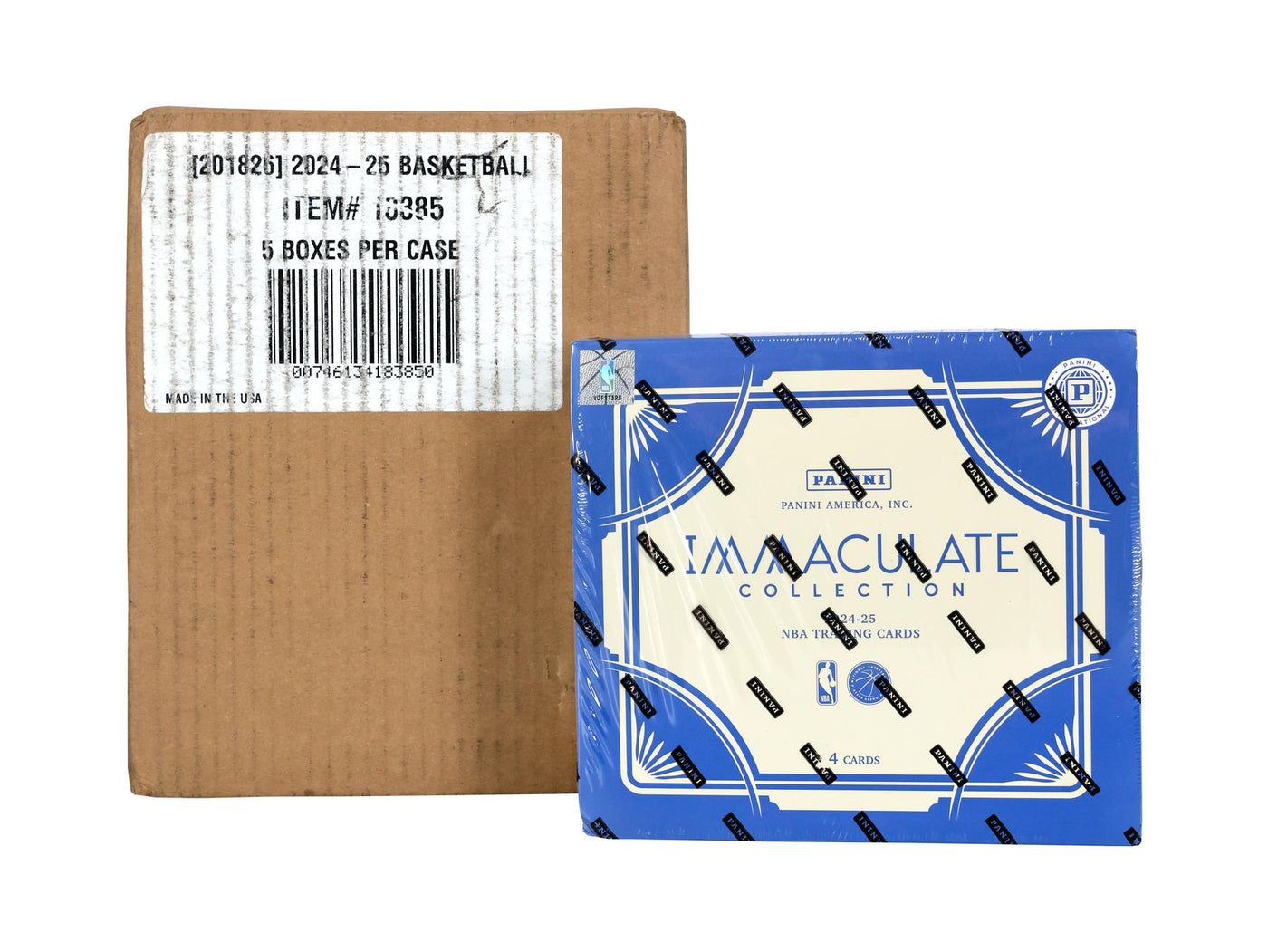 2024/25 Panini Immaculate Basketball International Hobby 5-Box Case
