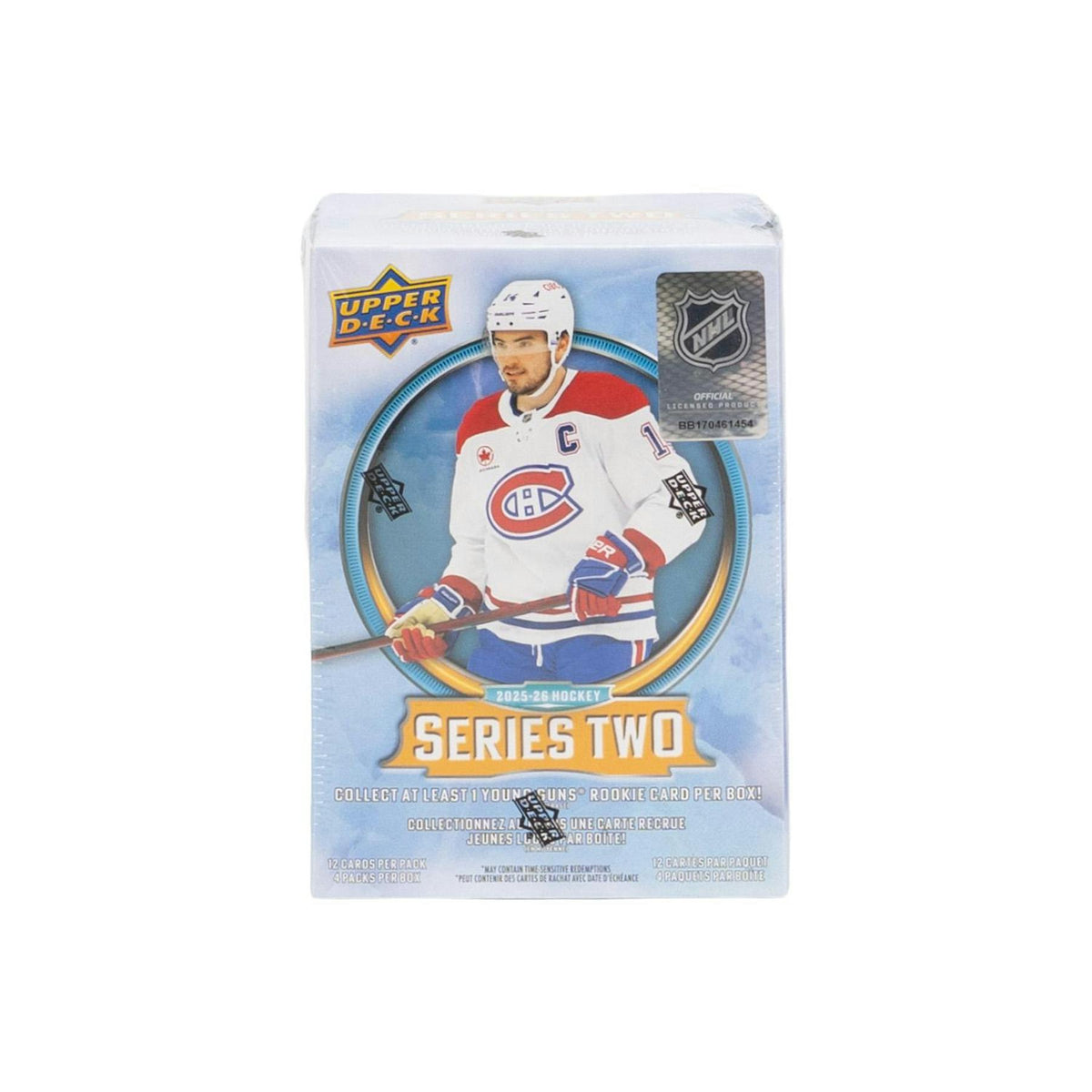 2025/26 Upper Deck Series 2 Hockey Blaster 20-Box Case