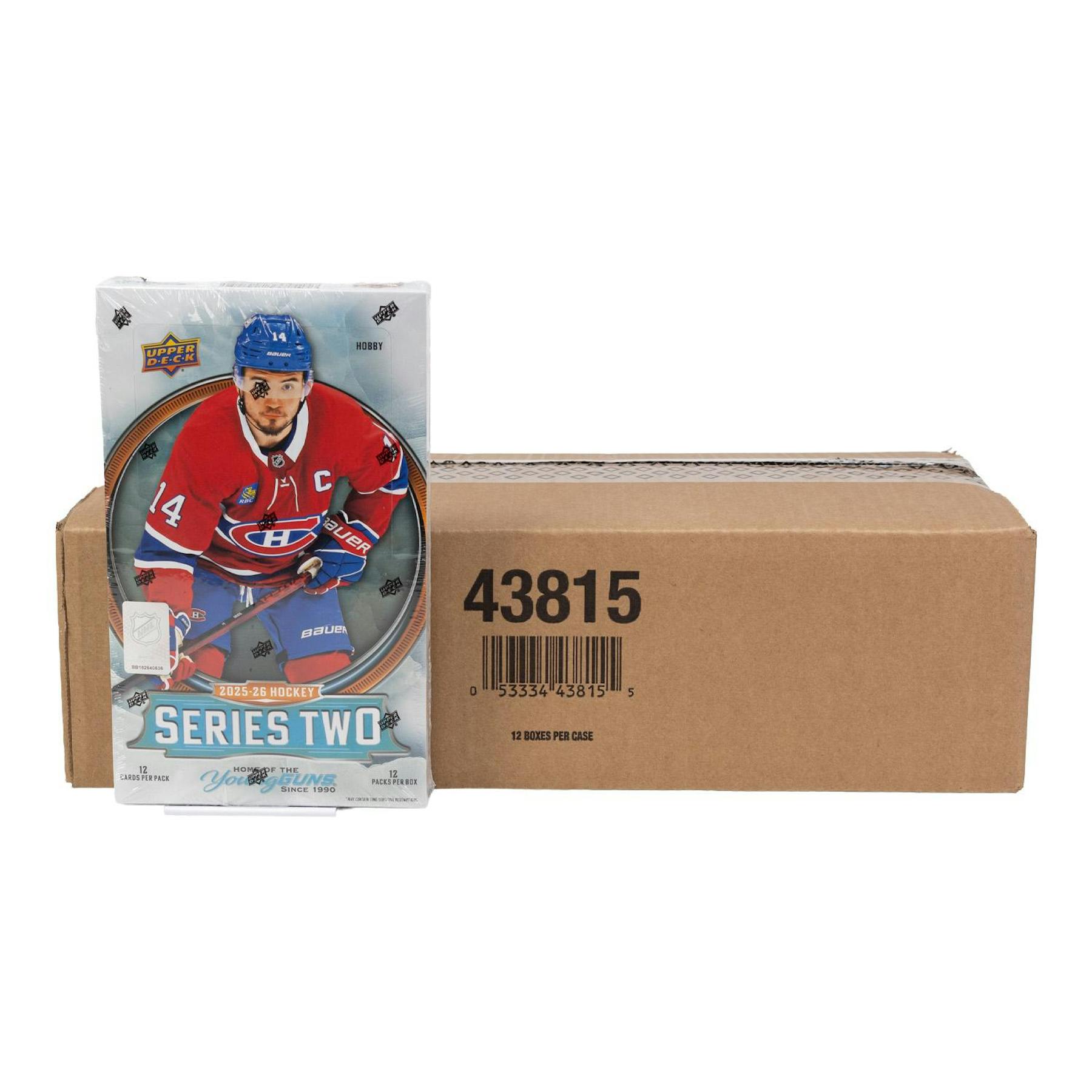 2025/26 Upper Deck Series 2 Hockey Hobby 12-Box Case
