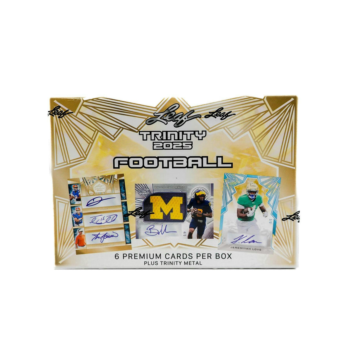 2025 Leaf Trinity Football Hobby Box