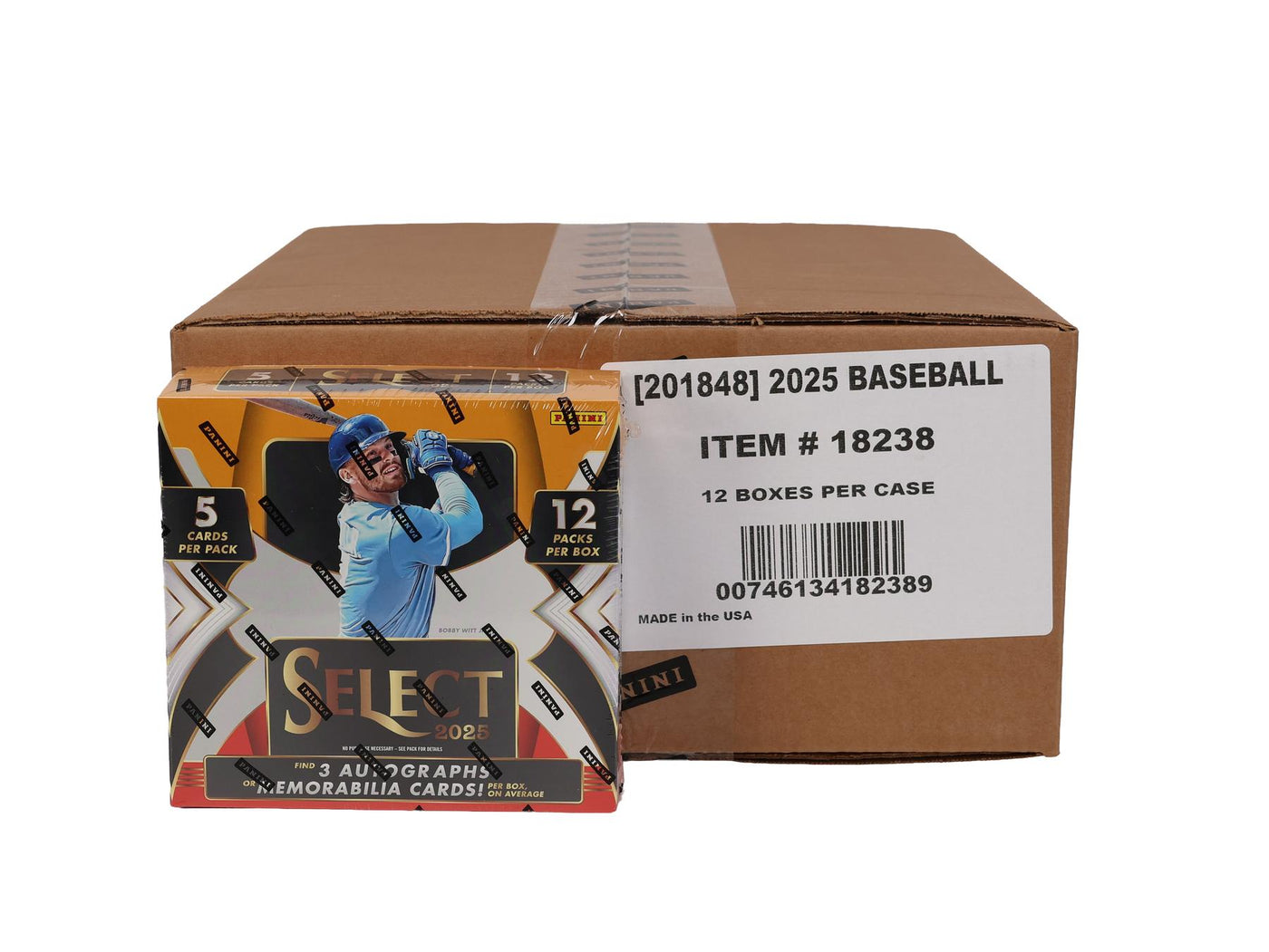 2025 Panini Select Baseball Hobby 12-Box Case