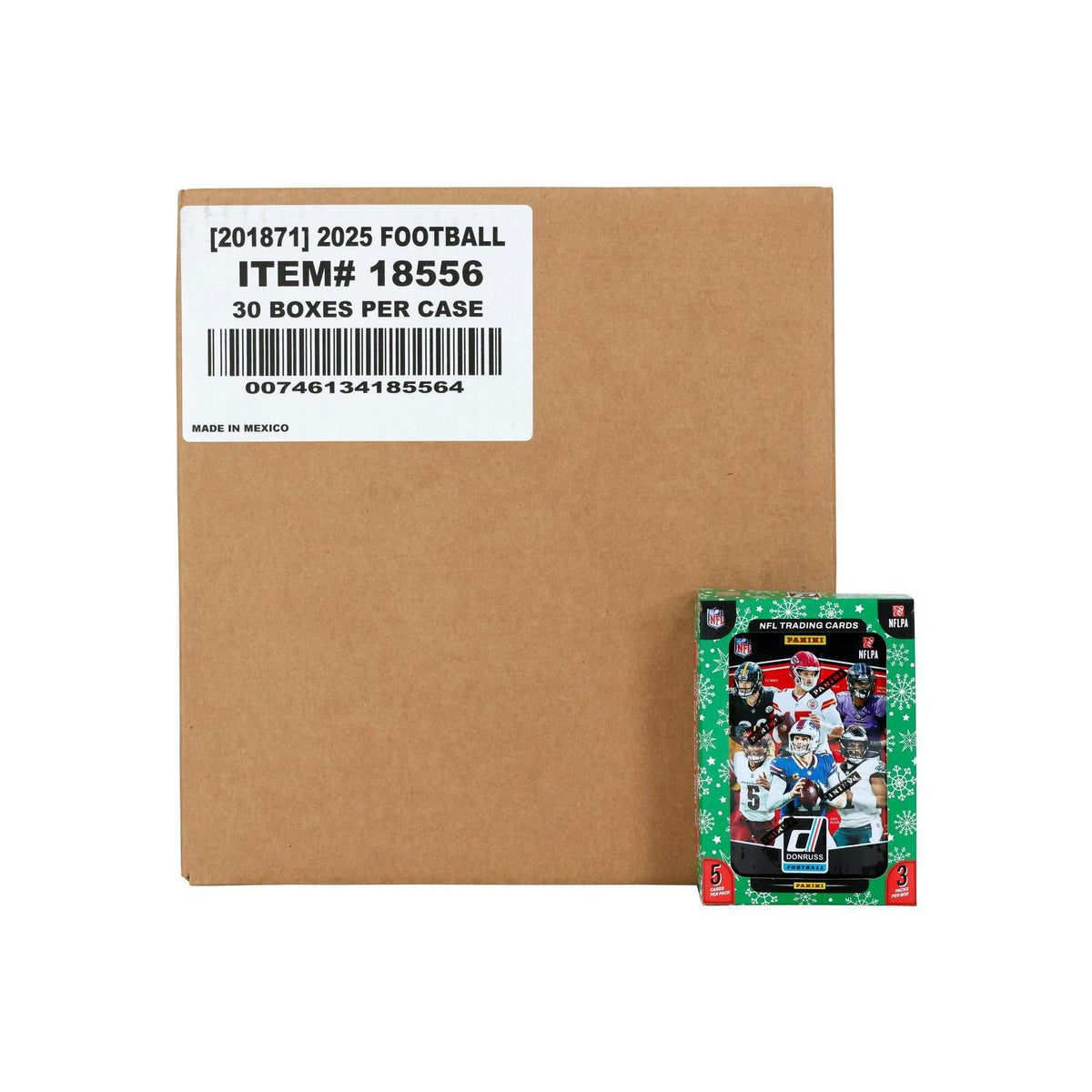 2025 Panini Donruss Football Winter Holiday 30-Tin Case (Box)