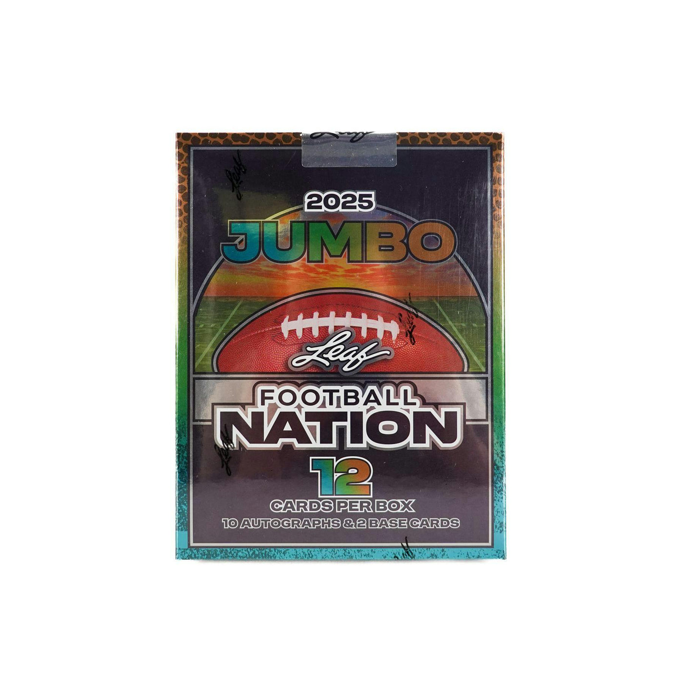 2025 Leaf Football Nation Hobby Jumbo Box