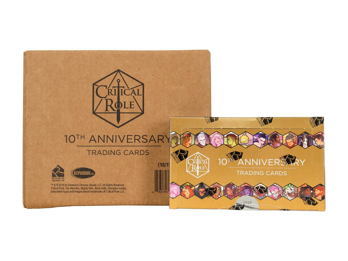 2025 Rittenhouse Critical Role 10th Anniversary Hobby 10-Box Case