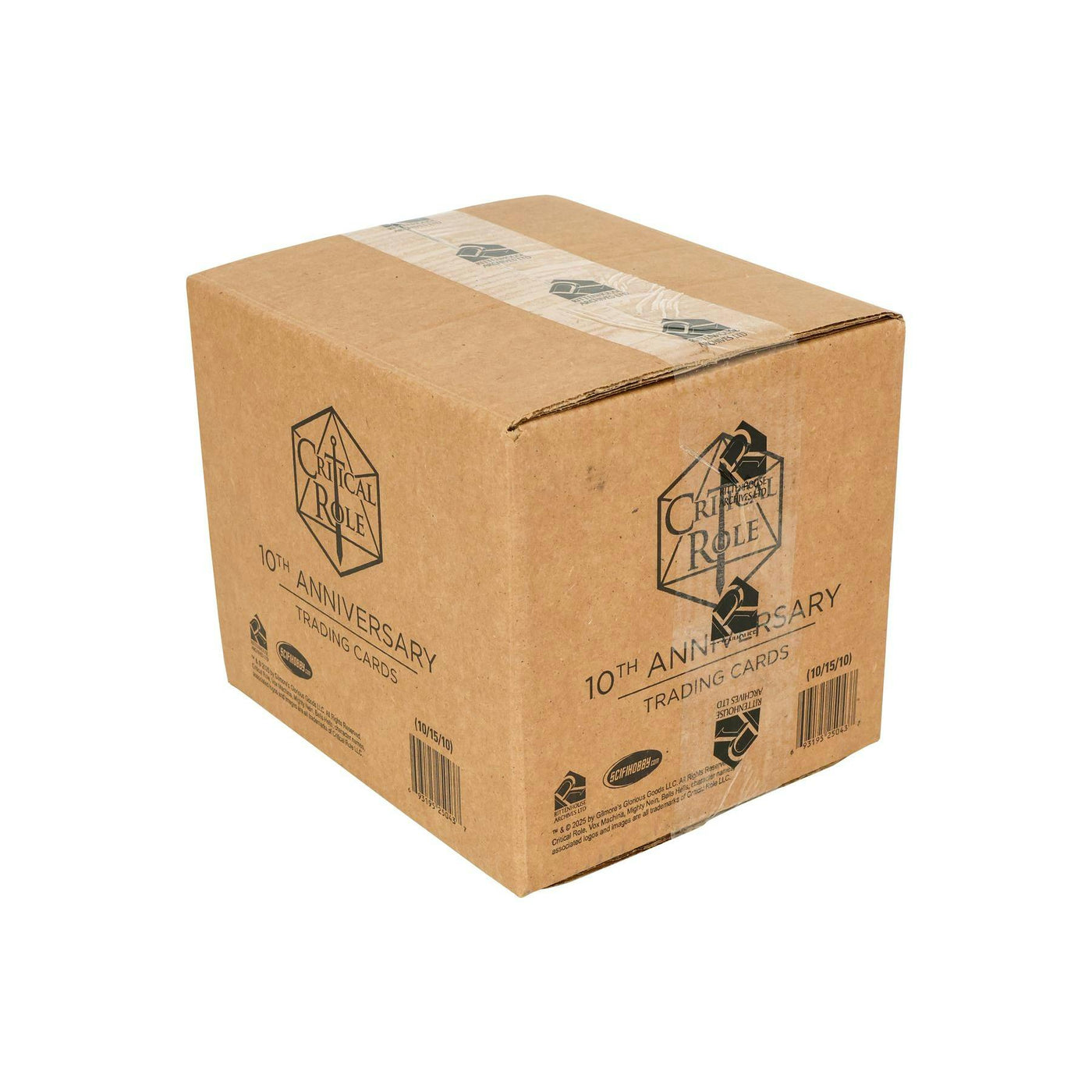 2025 Rittenhouse Critical Role 10th Anniversary Hobby 10-Box Case