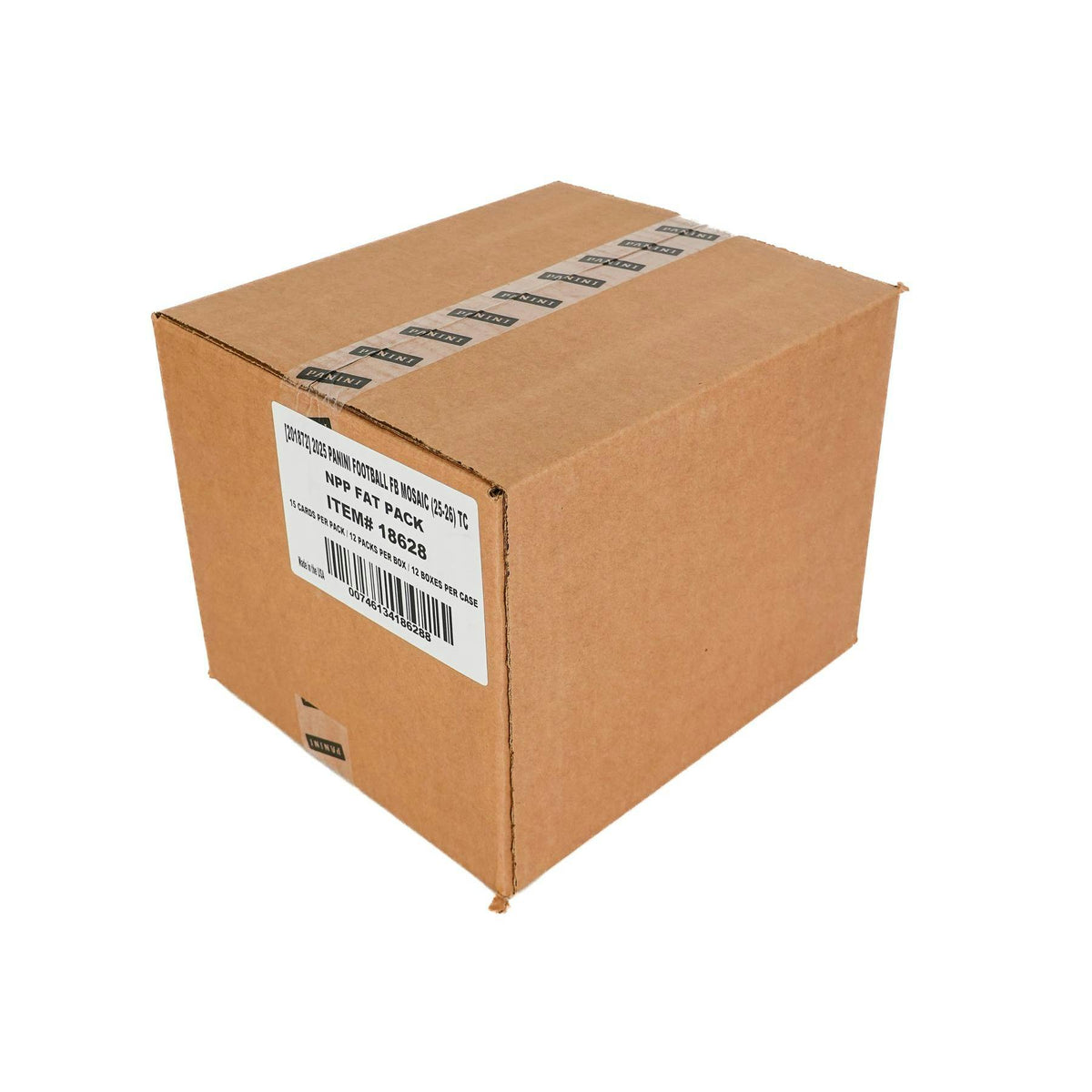 2025 Panini Mosaic Football Jumbo Value 12-Box Case