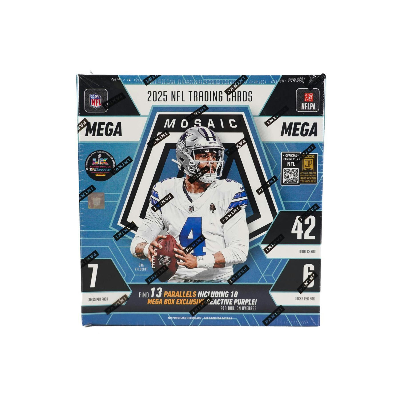 2025 Panini Mosaic Football Mega Box (Reactive Purple Parallels!)