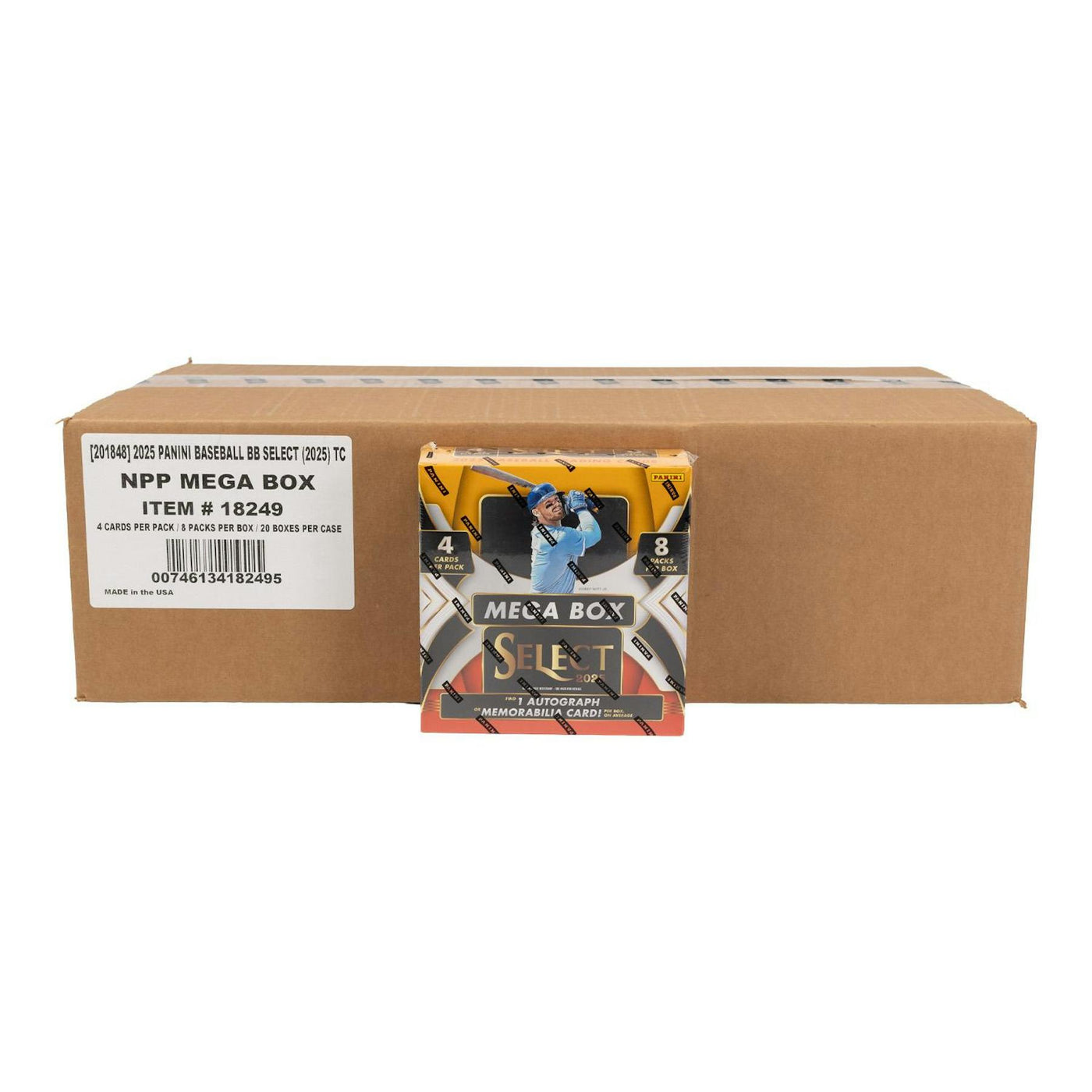 2025 Panini Select Baseball Mega 20-Box Case