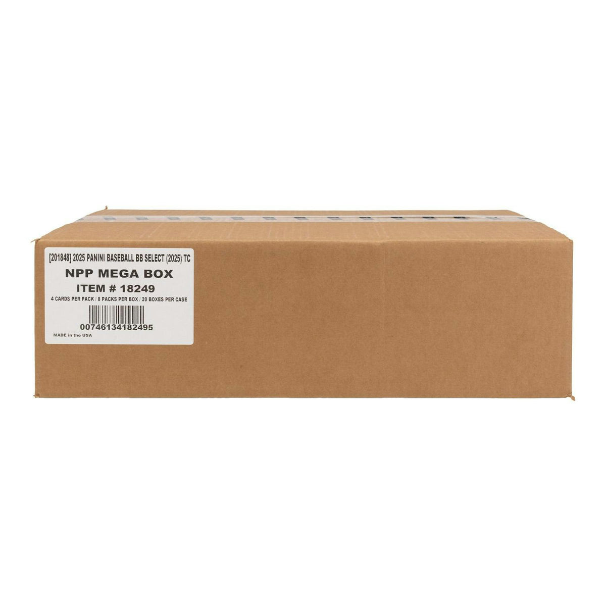 2025 Panini Select Baseball Mega 20-Box Case