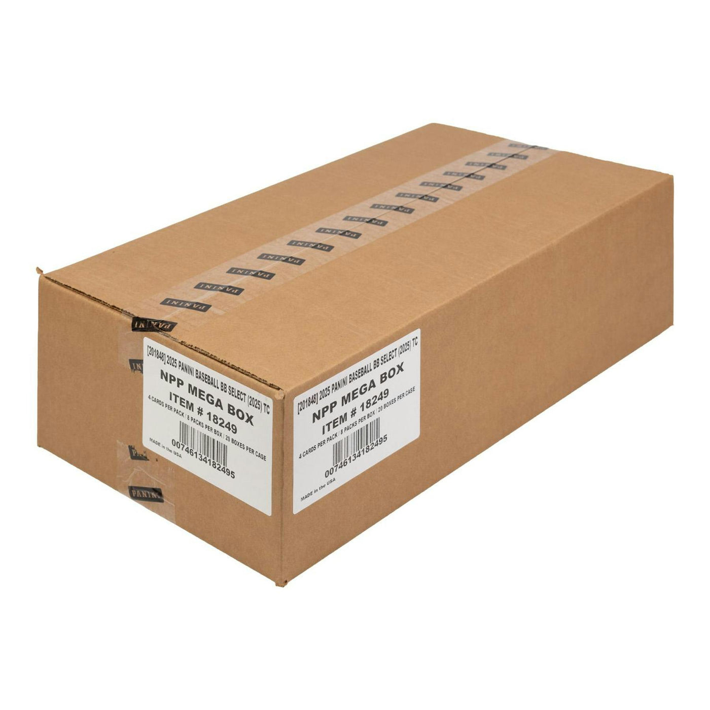2025 Panini Select Baseball Mega 20-Box Case