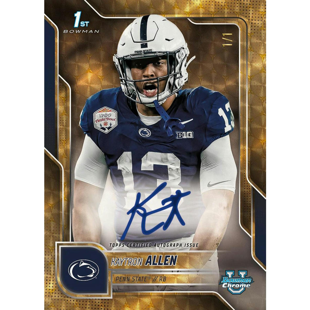 2025 Bowman University Chrome Football Hobby Jumbo Box