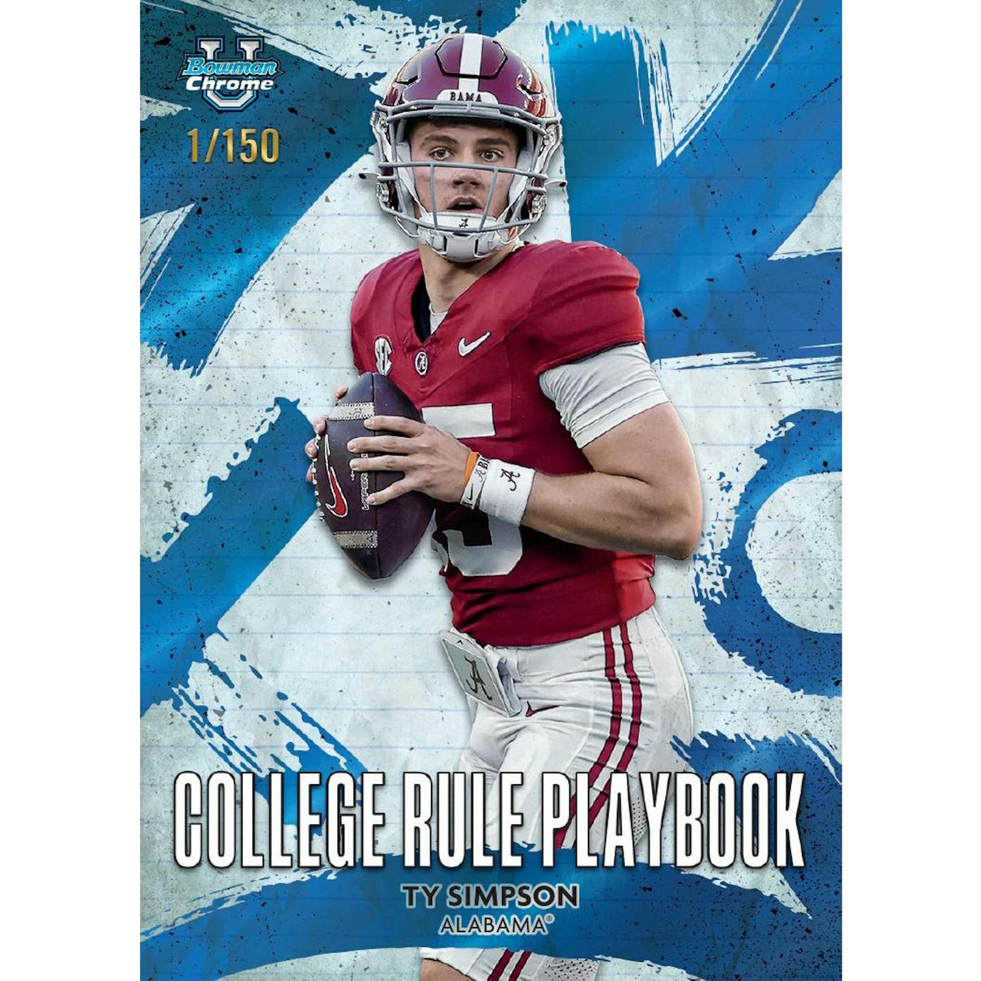2025 Bowman University Chrome Football Hobby Jumbo Box