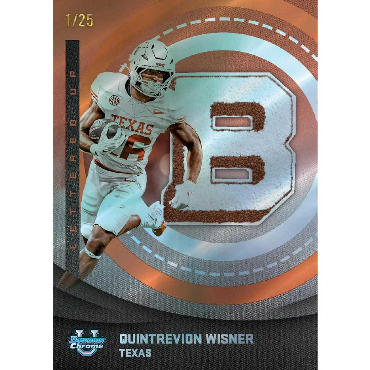 2025 Bowman University Chrome Football Hobby Jumbo Box