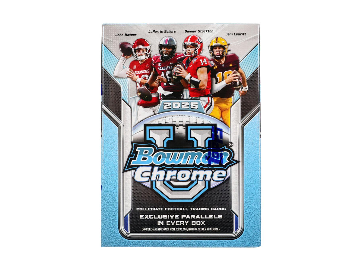 2025 Bowman University Chrome Football Blaster Box