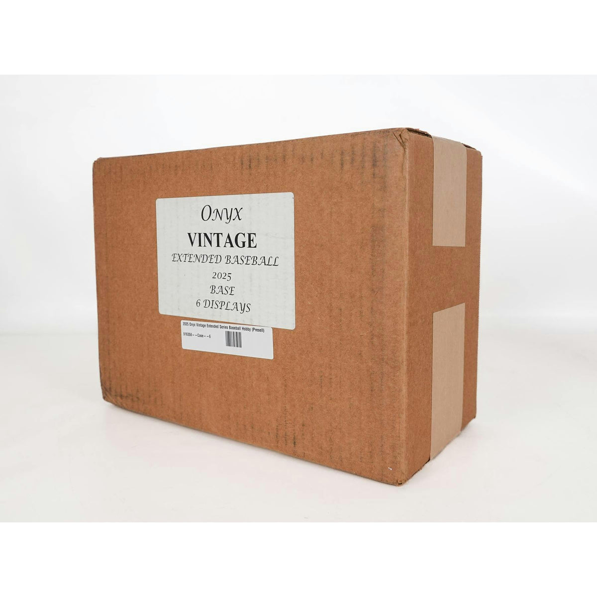 2025 Onyx Vintage Extended Series Baseball Hobby 6-Box Case