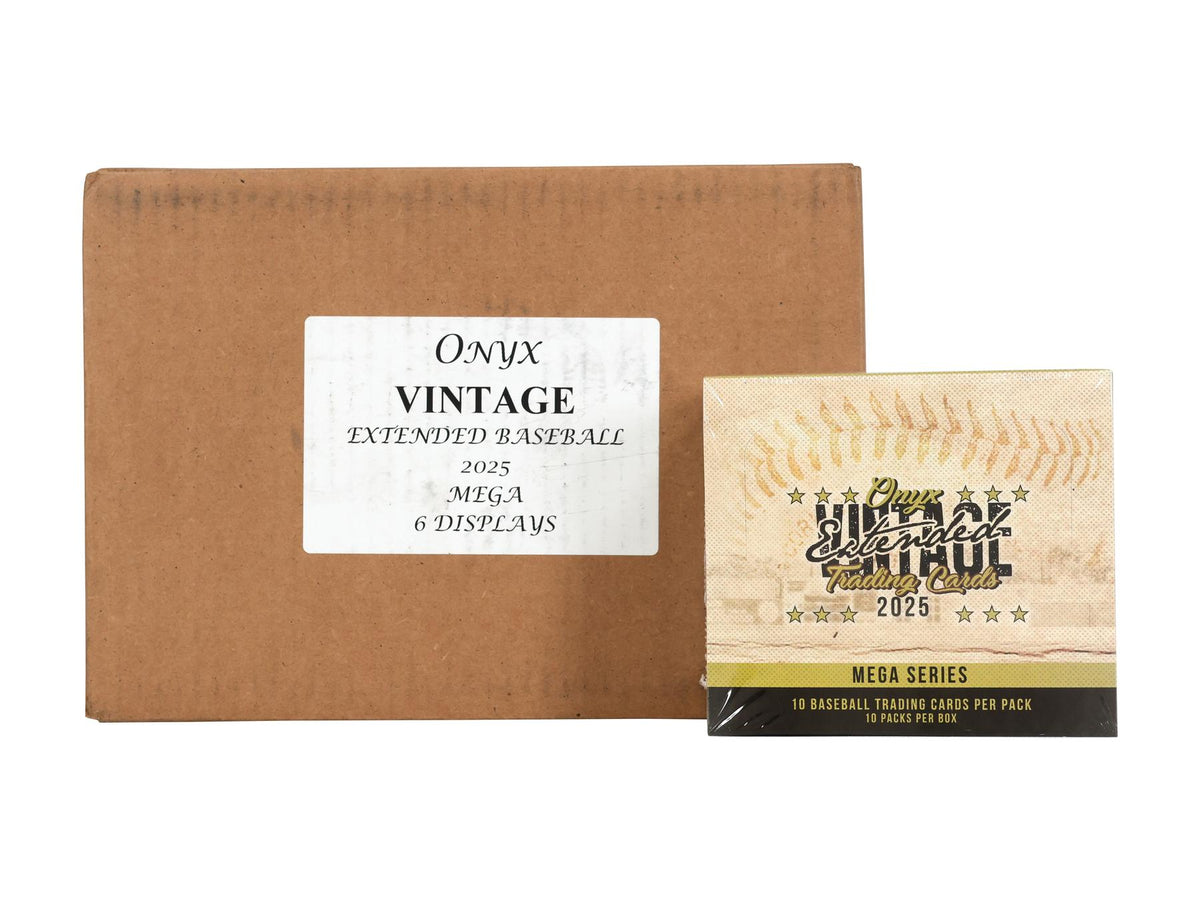 2025 Onyx Vintage Extended Series Baseball Mega 6-Box Case