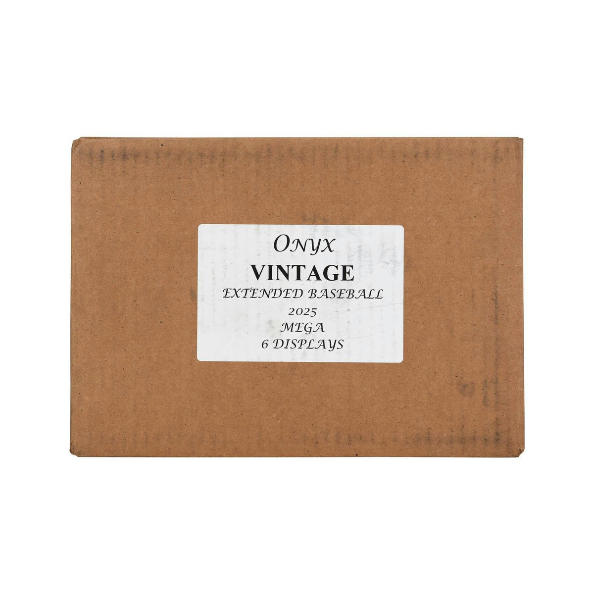 2025 Onyx Vintage Extended Series Baseball Mega 6-Box Case