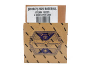 2025 Panini National Treasures Baseball Hobby 4-Box Case