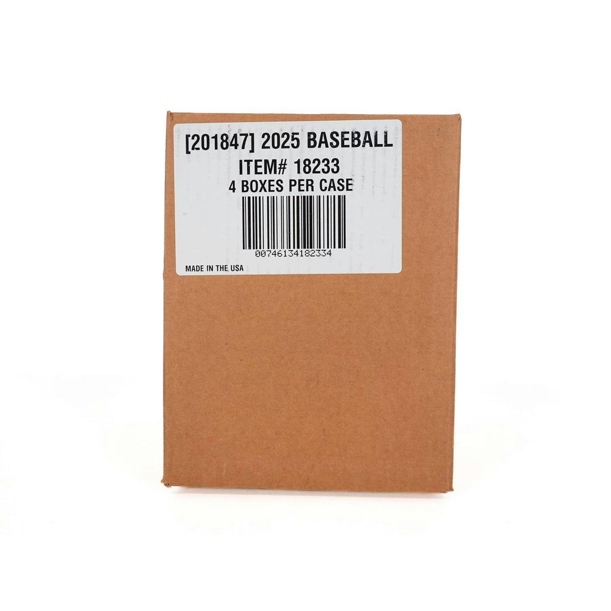 2025 Panini National Treasures Baseball Hobby 4-Box Case