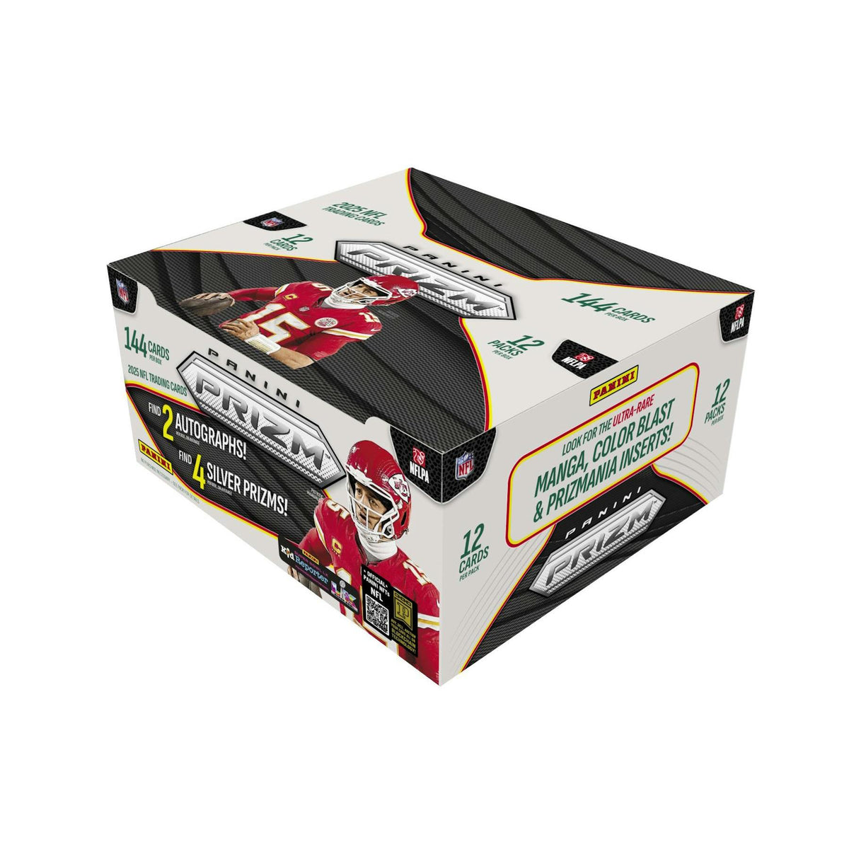 2025 Panini Prizm Football Hobby 12-Box Case