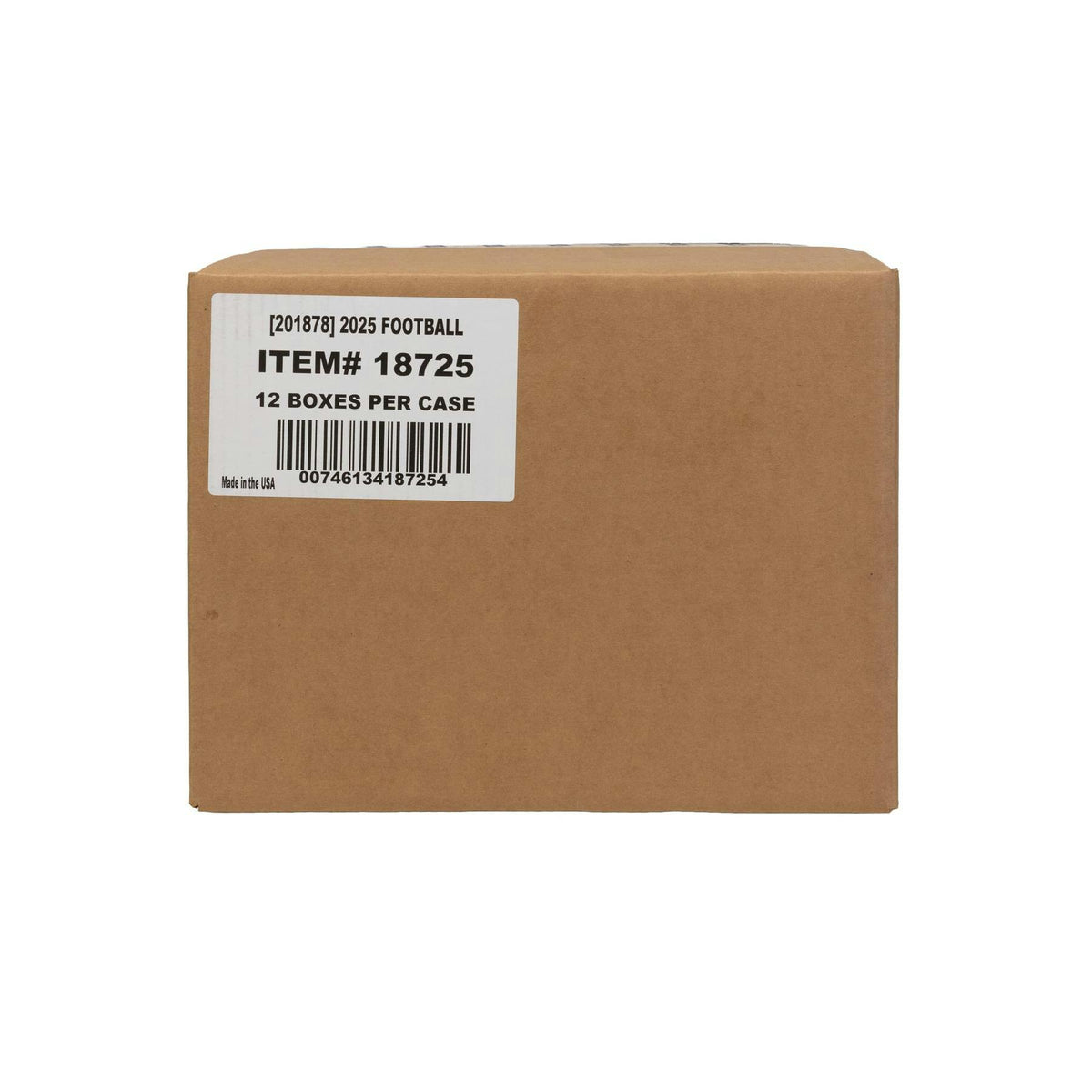 2025 Panini Prizm Football Hobby 12-Box Case