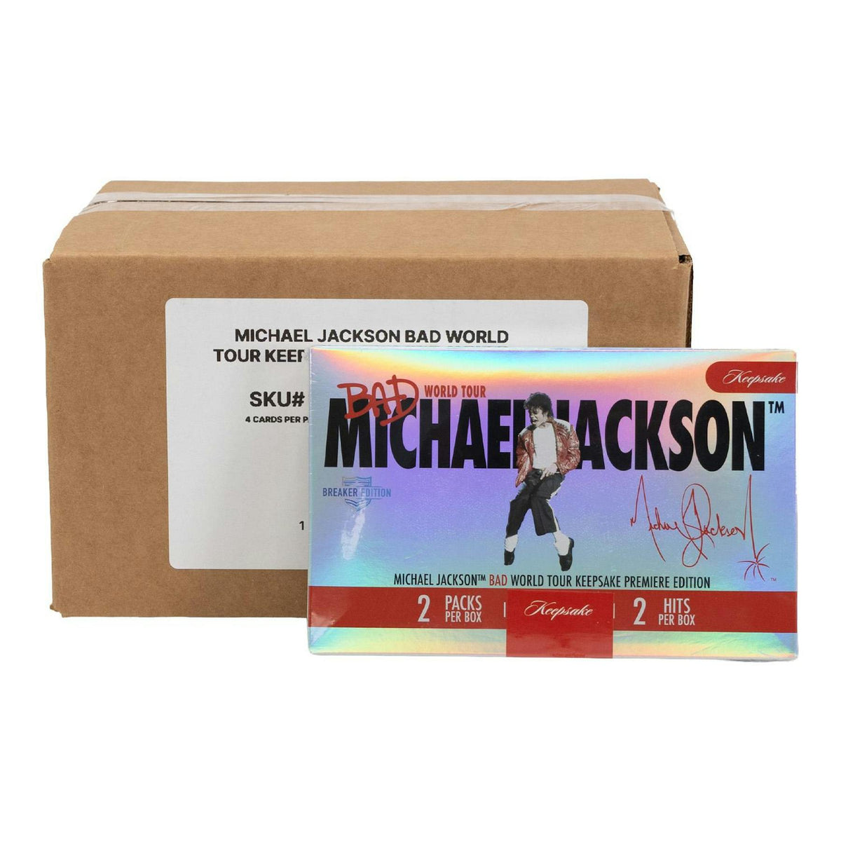 2025 Michael Jackson Bad World Tour Keepsake Premiere Edition Breaker 10-Box Case