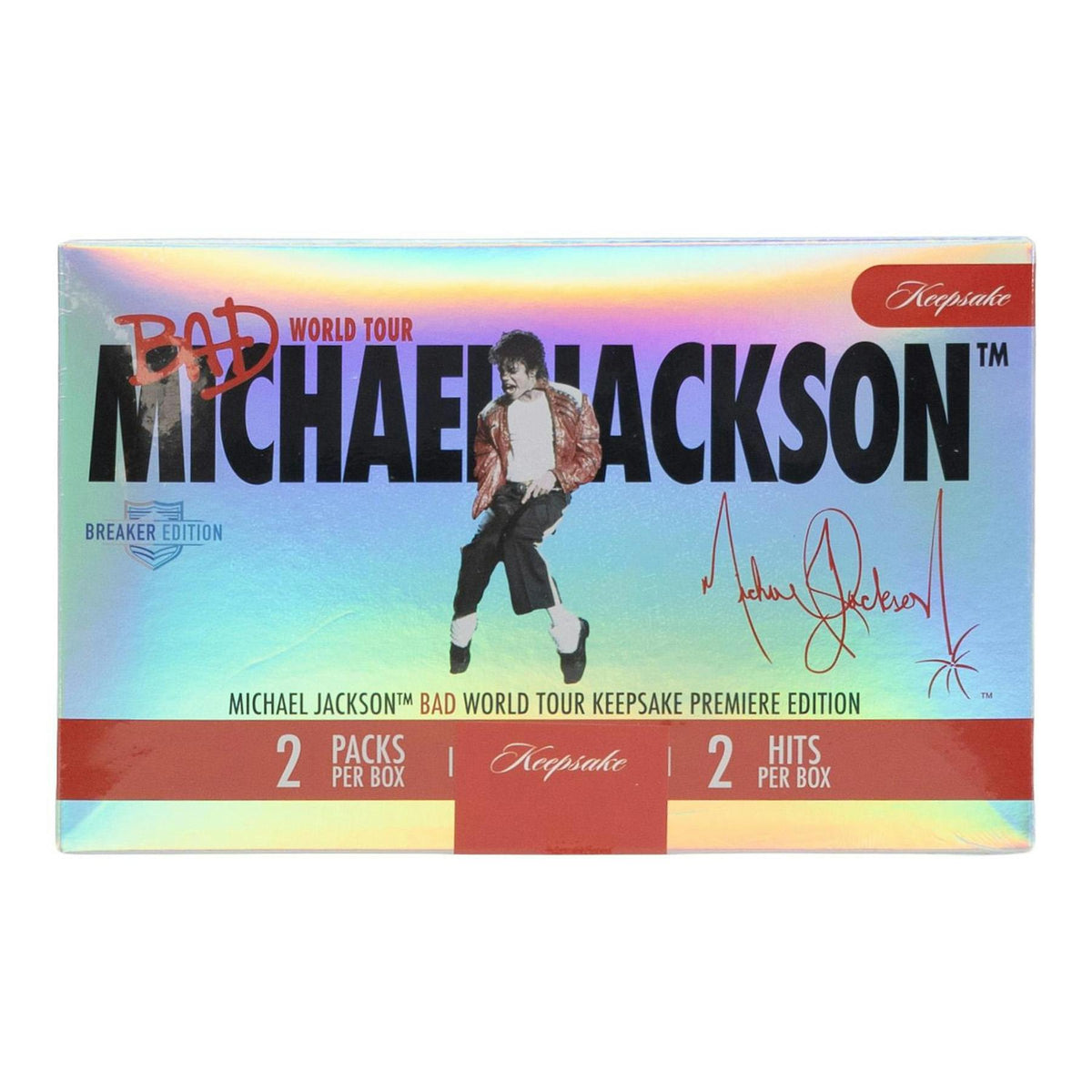 2025 Michael Jackson Bad World Tour Keepsake Premiere Edition Breaker 10-Box Case