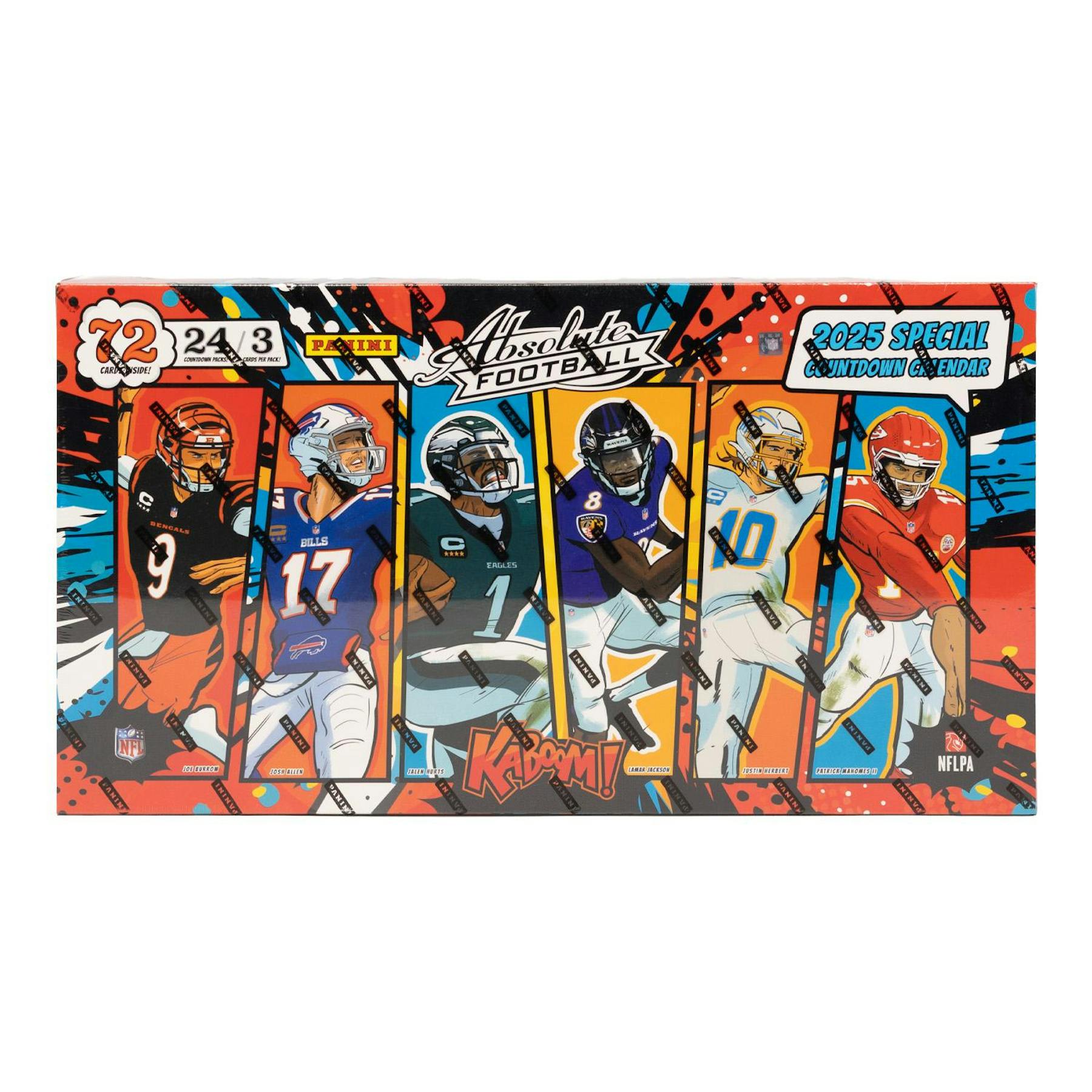 2025 Panini Absolute Football Countdown Calendar Box