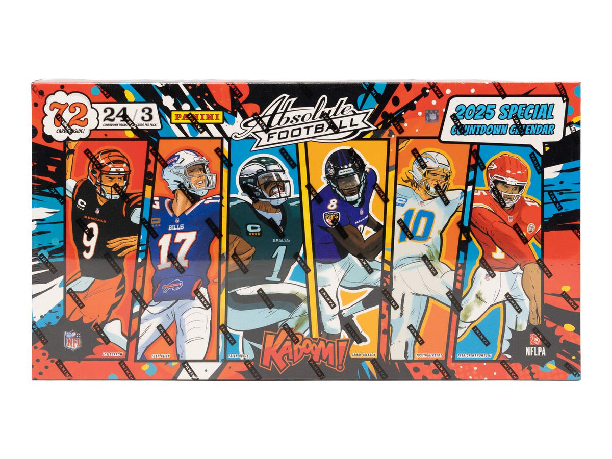 2025 Panini Absolute Football Countdown Calendar Box