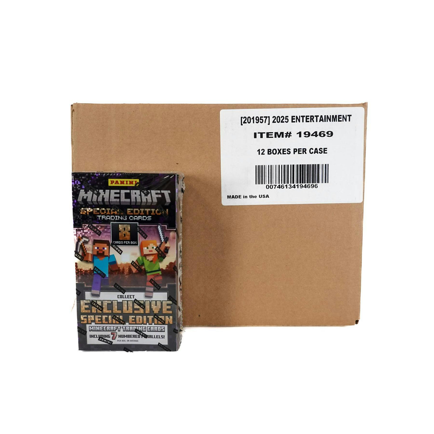 2025 Panini Minecraft Special Edition Hobby 12-Box Case