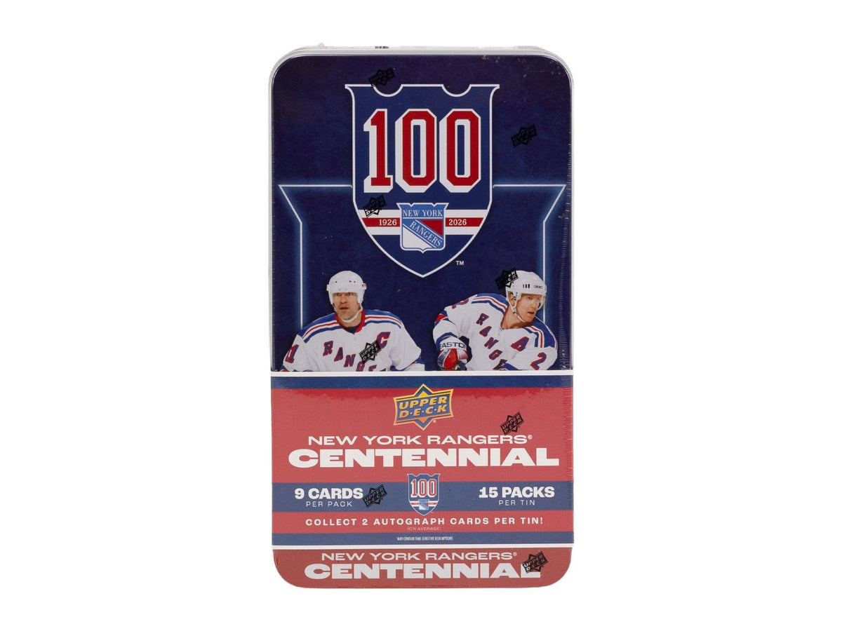 2025/26 Upper Deck New York Rangers Centennial Hockey Hobby Box
