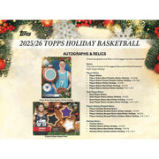2025/26 Topps Basketball Mega Holiday Box