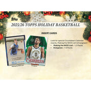 2025/26 Topps Holiday Basketball Countdown Calendar Box