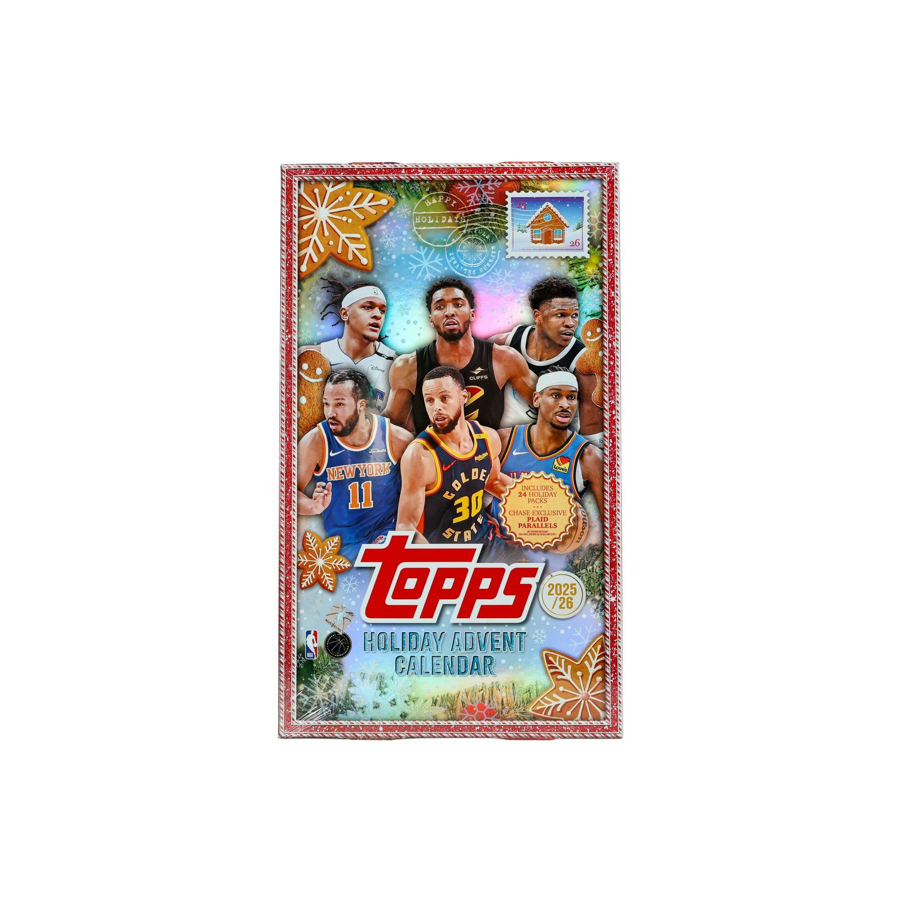 2025/26 Topps Holiday Basketball Countdown Calendar Box