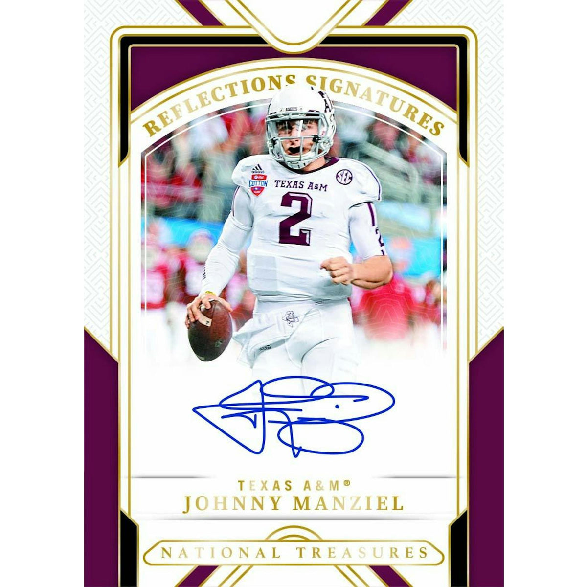 2025 Panini National Treasures Collegiate Football Hobby 4-Box Case