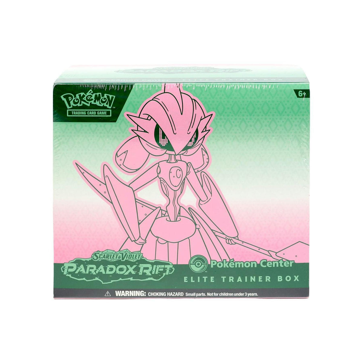 Pokemon Scarlet & Violet: Paradox Rift Iron Valiant Pokemon Center Elite Trainer Box