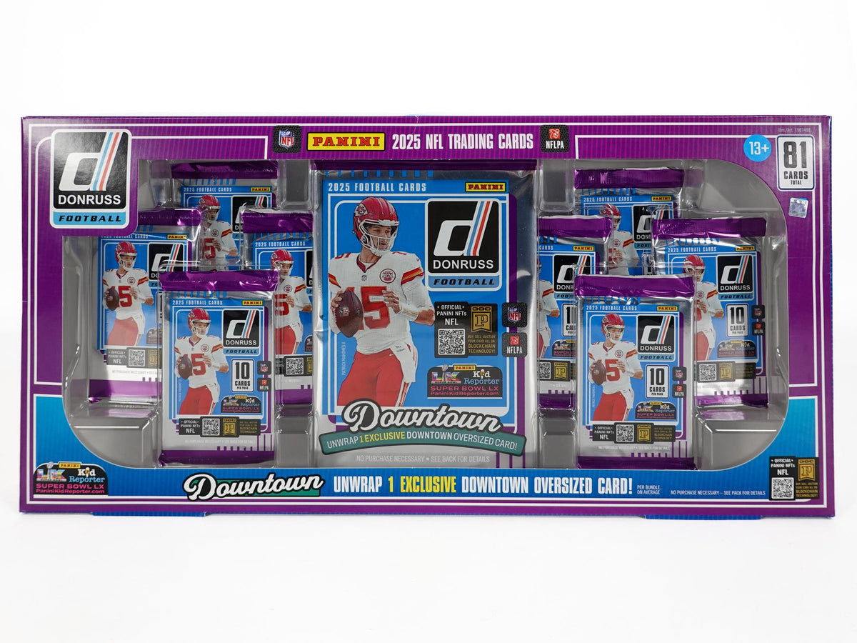 2025 Panini Donruss Football Bundle Box (Oversized Downtown Card!)