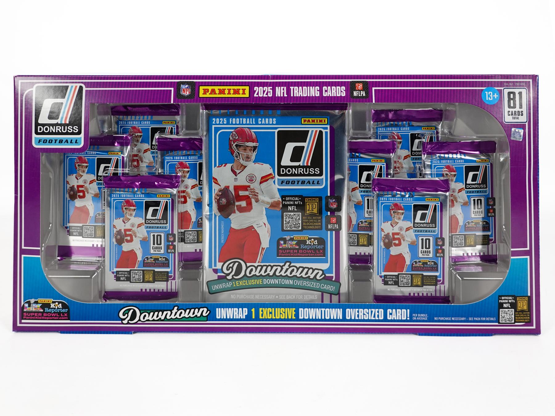 2025 Panini Donruss Football Bundle Box (Oversized Downtown Card!)