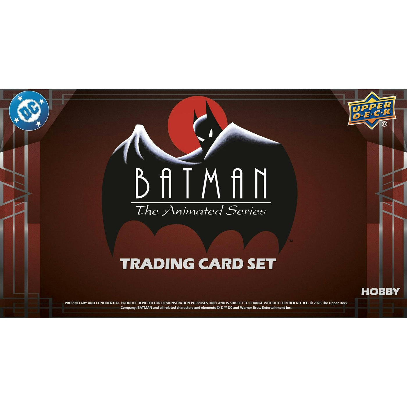2026 Upper Deck Batman The Animated Series Hobby 12-Box Case