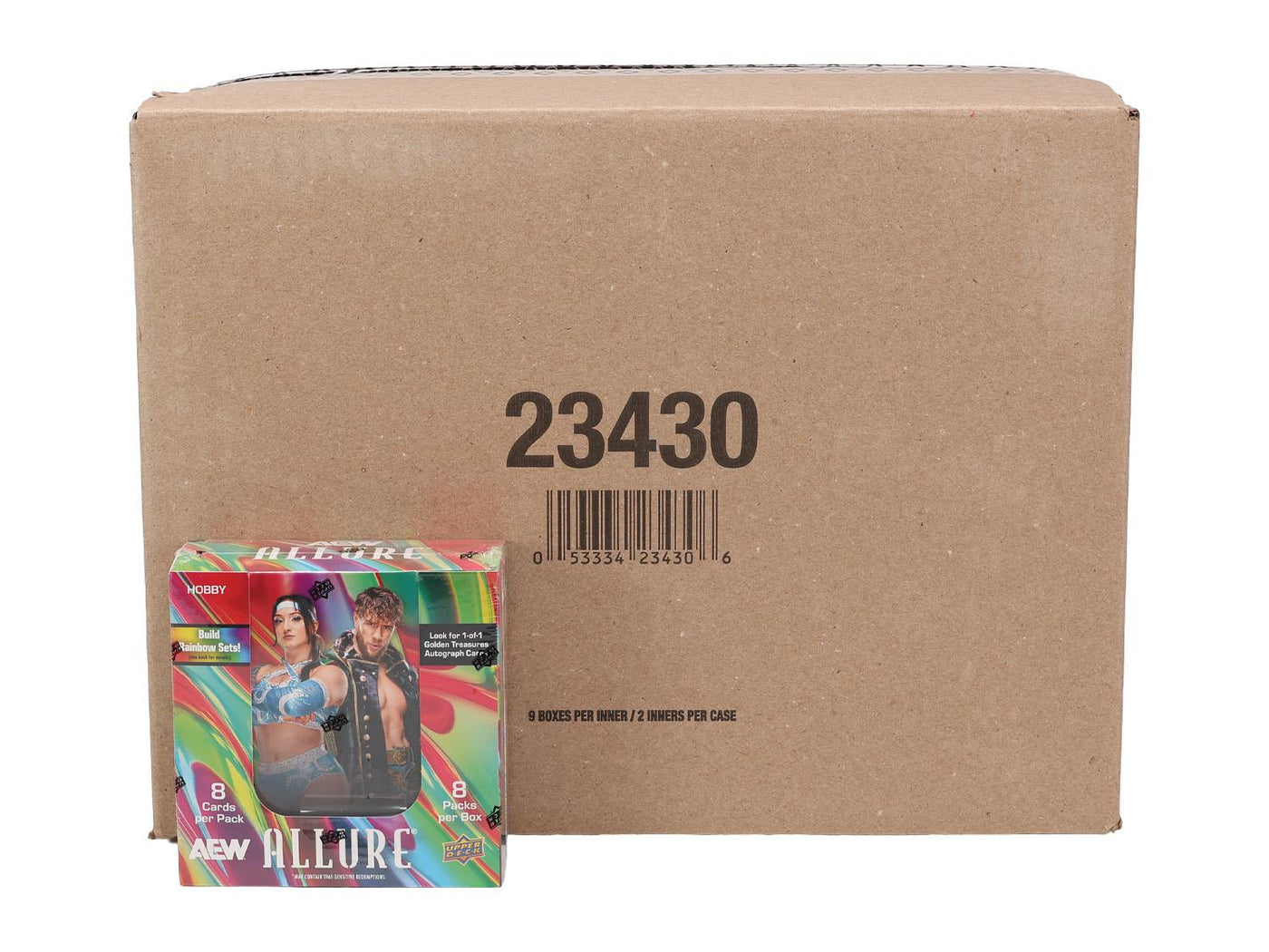 2026 Upper Deck AEW Allure Wrestling Hobby 18-Box Case