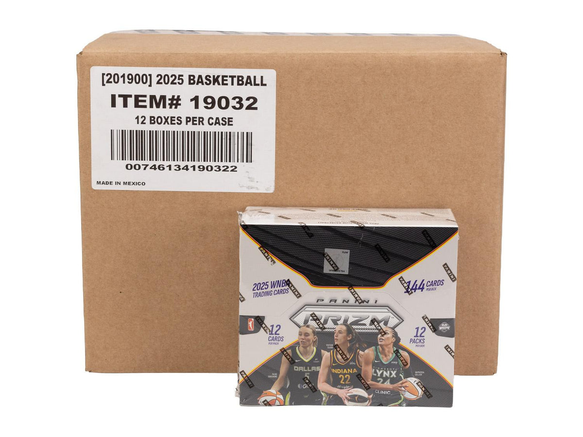 2025 Panini Prizm WNBA Basketball Hobby 12-Box Case