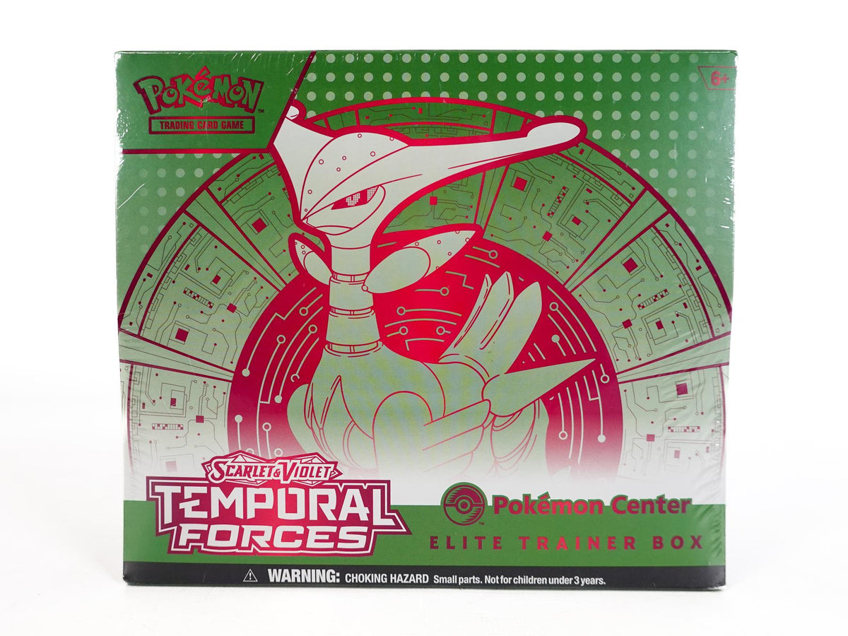 Pokemon Scarlet & Violet: Temporal Forces Pokemon Center Elite Trainer Box (Iron Leaves)