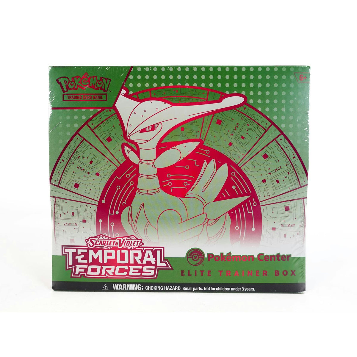 Pokemon Scarlet & Violet: Temporal Forces Pokemon Center Elite Trainer Box (Iron Leaves)